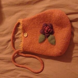 Wool felted bag